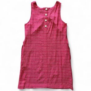Tommy Hilfiger Pink + White striped dress Size 10